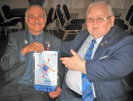 District Governor Jimmy Johnston MBE visit